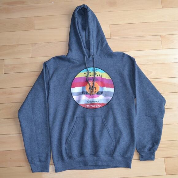 Gildan Taylor Swift Album Name Hoodie Sweatshirt - Picture 1 of 5